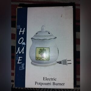 White Electric Potpourri Burner